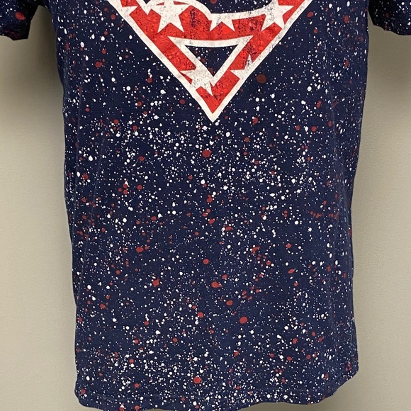 DC Comics Superman Starry Logo Tee – Blue & Red - Picture 5 of 7